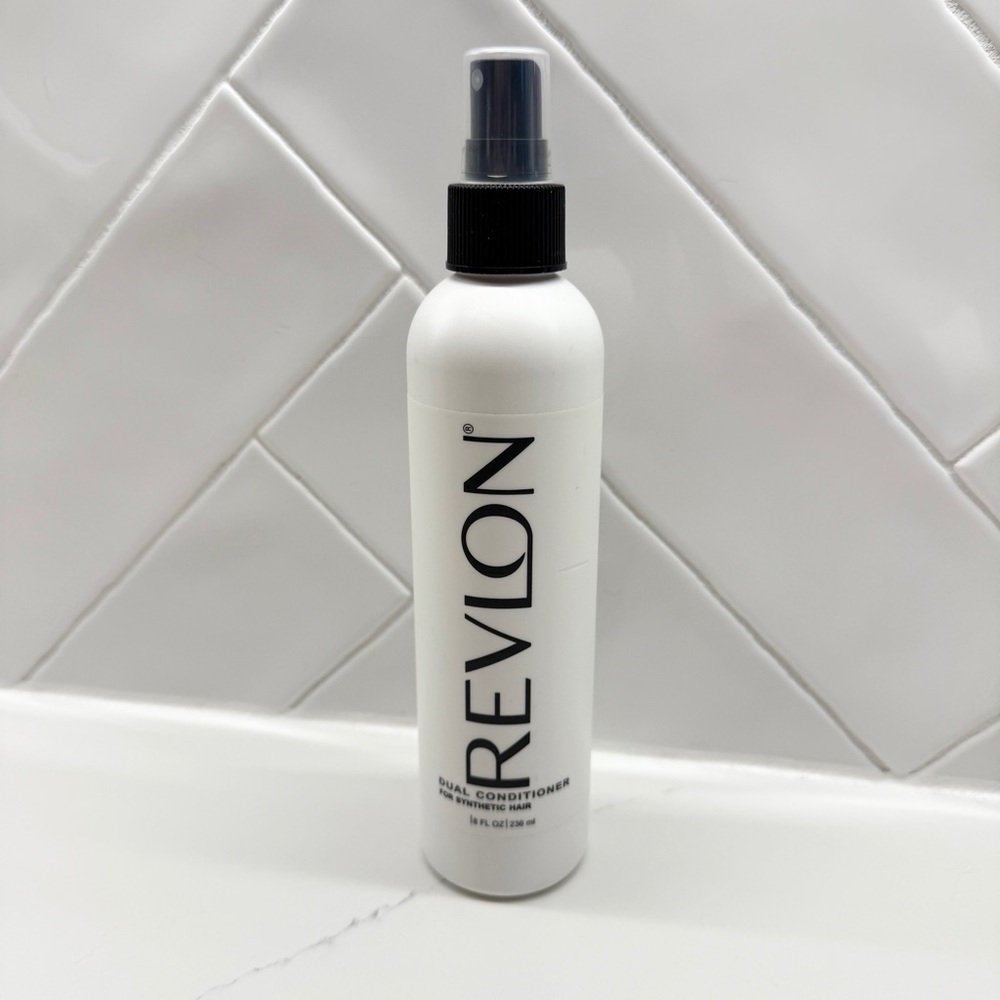 REVLON Dual Conditioner for Synthetic Hair Extensions/ Wigs 8oz Spray NEW RARE